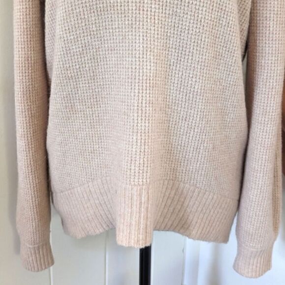 J. Crew Merino Wool Alpaca Sweater S Quiet Luxury Normcore Coastal Grandma - Picture 4 of 8
